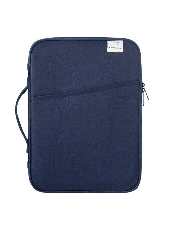 Generic Laptop Case 13 inch, Shockproof Protective Computer Sleeve Cover with Accessories Pocket, Portable Laptop Bag Compatible with New MacBook Air & MacBook Pro 35 *28 *5 CM  - Image 2