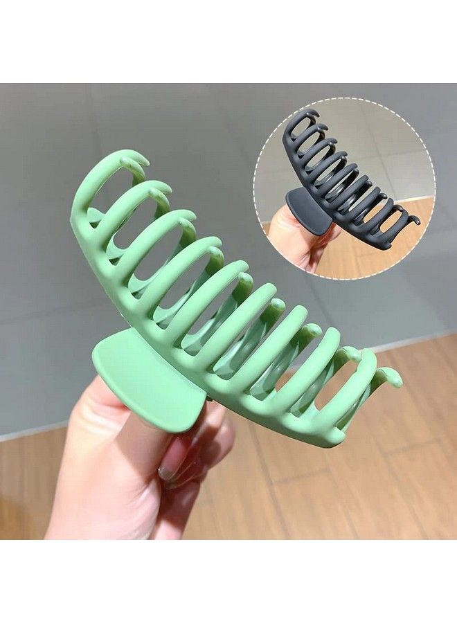 Pactiv Big Hair Claw Clips Large Hair Clips For Thick Hair And Thin Hairmatte Hair Clips For Women And Girls Fashion Hair Styling Accessories 2 Packs - Image 5
