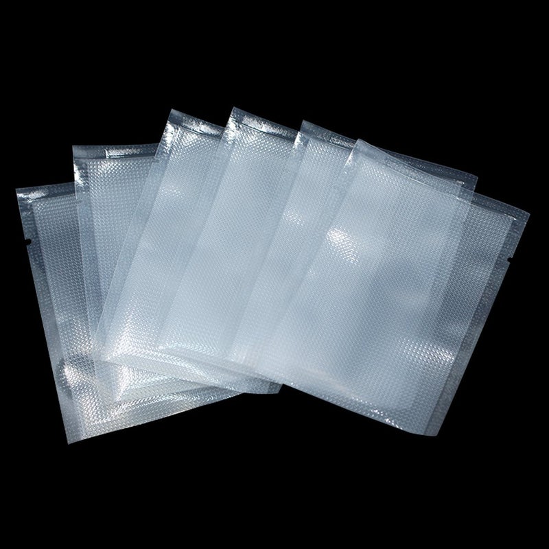 FERENLI 100 Pieces 2.7x3.9 inch (Usable Size 2.4x3.3 inch) Small Vacuum Sealer Bags for Food Storage Open Top Clear Plastic Flat Pouches Bulk Food Packaging Bags with Tear Notch - Image 5