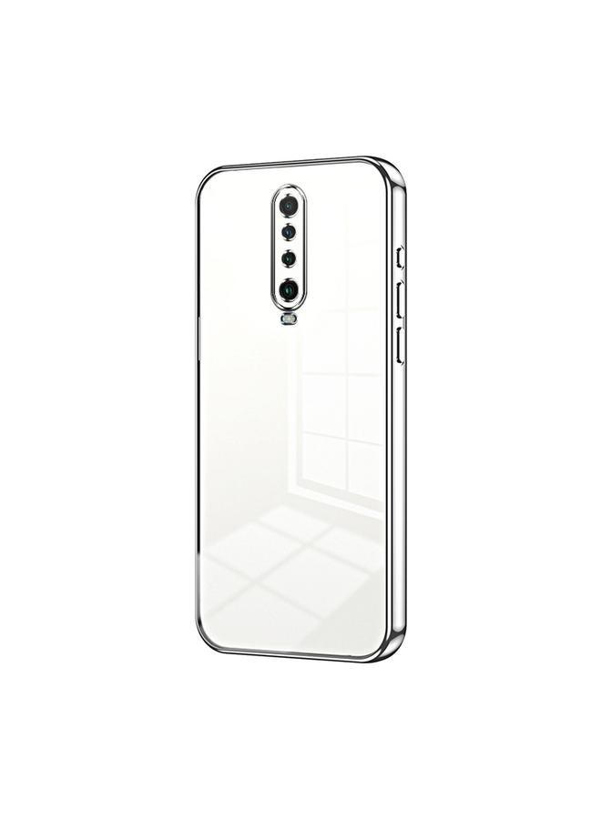 Case For Xiaomi Redmi K30 / K30 5G Transparent Plating Fine Hole Phone Case