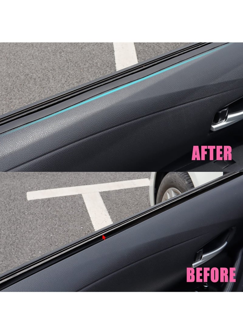 SYOSI 4M Car Window Side Seal Strip, Weatherproof, Soundproof, and Dust-Resistant Rubber Seal Strip for Enhanced Insulation and Trim Molding - Image 5