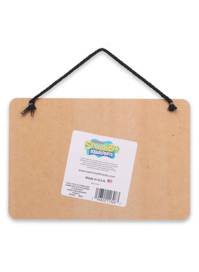 Open Road Brands SpongeBob SquarePants The Krusty Krab Kitchen Hanging Wood Measuring Sign - Fun Krusty Krab Kitchen Conversion Chart for Home - Image 3