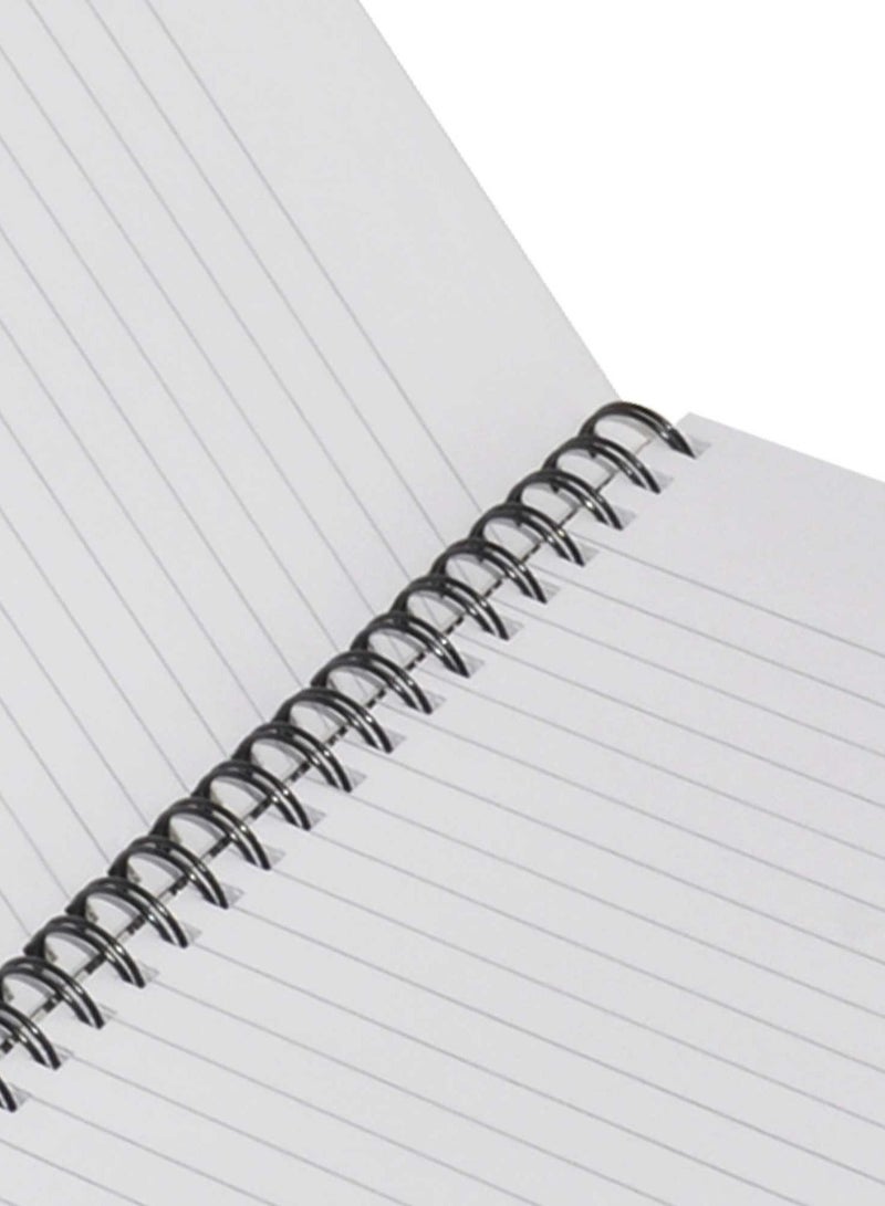 FIS LIGHT Pack of 5  Spiral Hard Cover Note Book 100 Sheets. Size : A4 -LINBSA41001309 - Image 2
