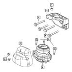 Mopar Genuine Mopar Motor Mount 68252518AA - Image 4