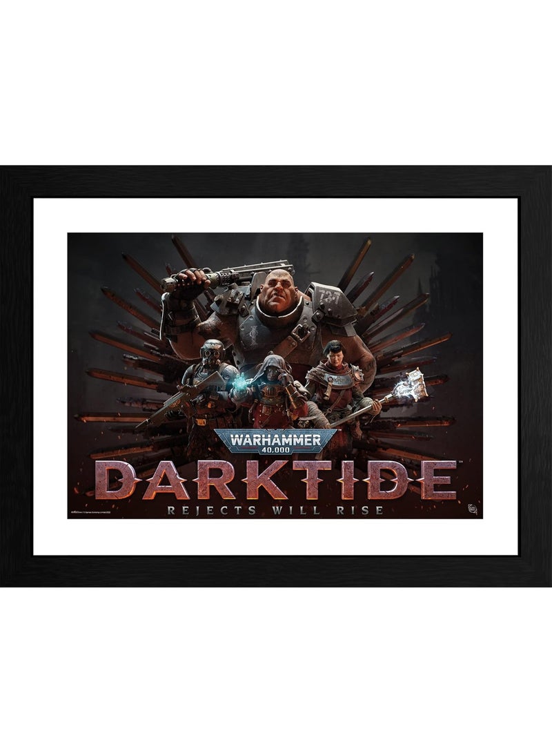 Poster Warhammer 40000 Framed Darktide (30x40)