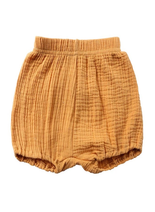 MYGBCPJS Baby Girls Boys 3 Pack Cotton Linen Blend Cute Bloomer Shorts Loose Harem Shorts - Image 2