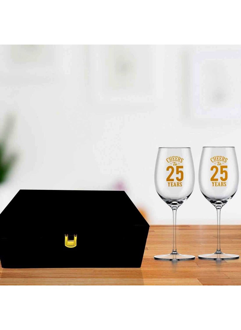 Nutcase Nutcase Couples Gift Box with Custom Wine Glass Set Available in Black  - Image 4