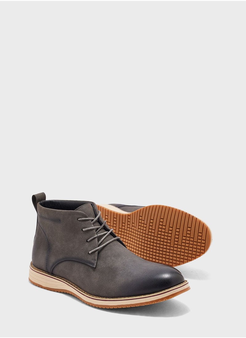 Robert Wood - Casual Lace Up Boots - Image 1