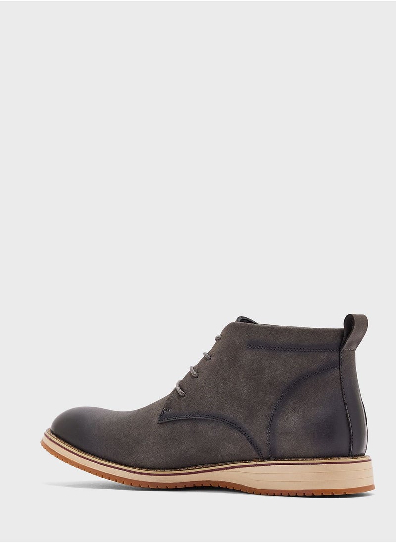 Robert Wood - Casual Lace Up Boots - Image 1