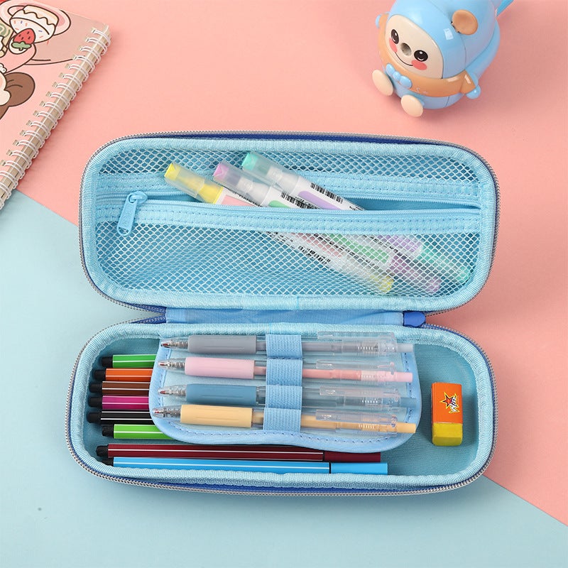 Small Spirit Pencil Case Cartoon Eva Student Pencil Case 3D Three-Dimensional Zipper Pencil Case Children'S Pencil Case A Generation Of Hair - Image 4