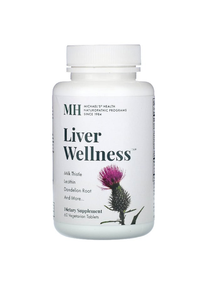 Michael's Naturopathic - Michael's Naturopathic, Liver Wellness, 60 Vegetarian Tablets - Image 1