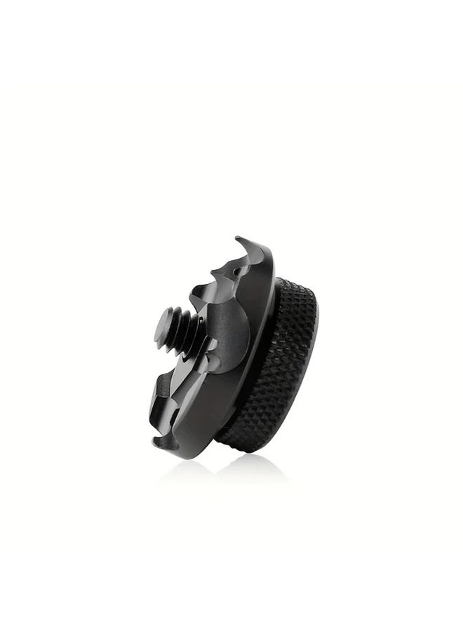 Black Universal Round Mini Cable Clamp Low Profile Locking Clip For Cable Management - Image 3