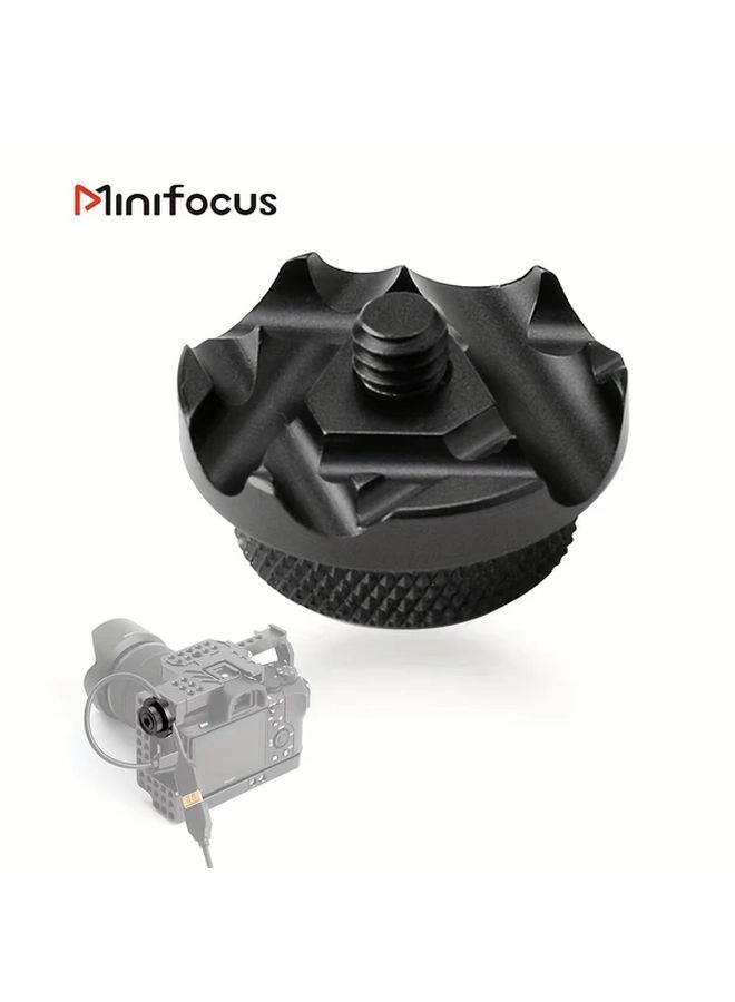Black Universal Round Mini Cable Clamp Low Profile Locking Clip For Cable Management - Image 1