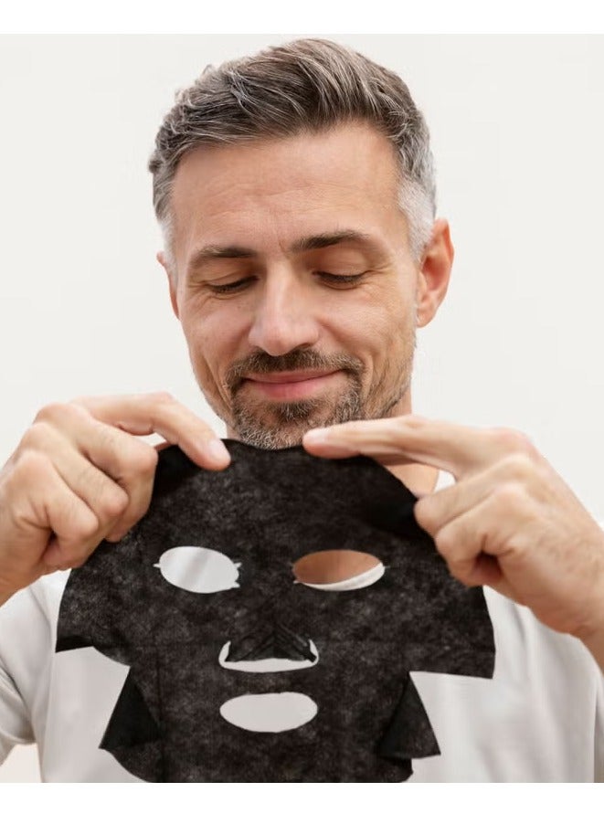 BARBER PRO Gentlemen's Sheet Mask Rejuvenating and Hydrating with Anti-Ageing Collagen - Image 2