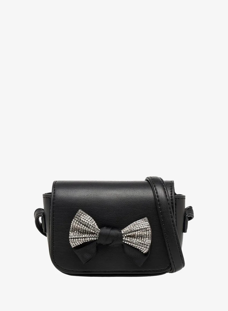 Flora Bella By Shoexpress Flora Bella Embellished Bow Crossbody Bag with Chain Strap Ramadan Collection
