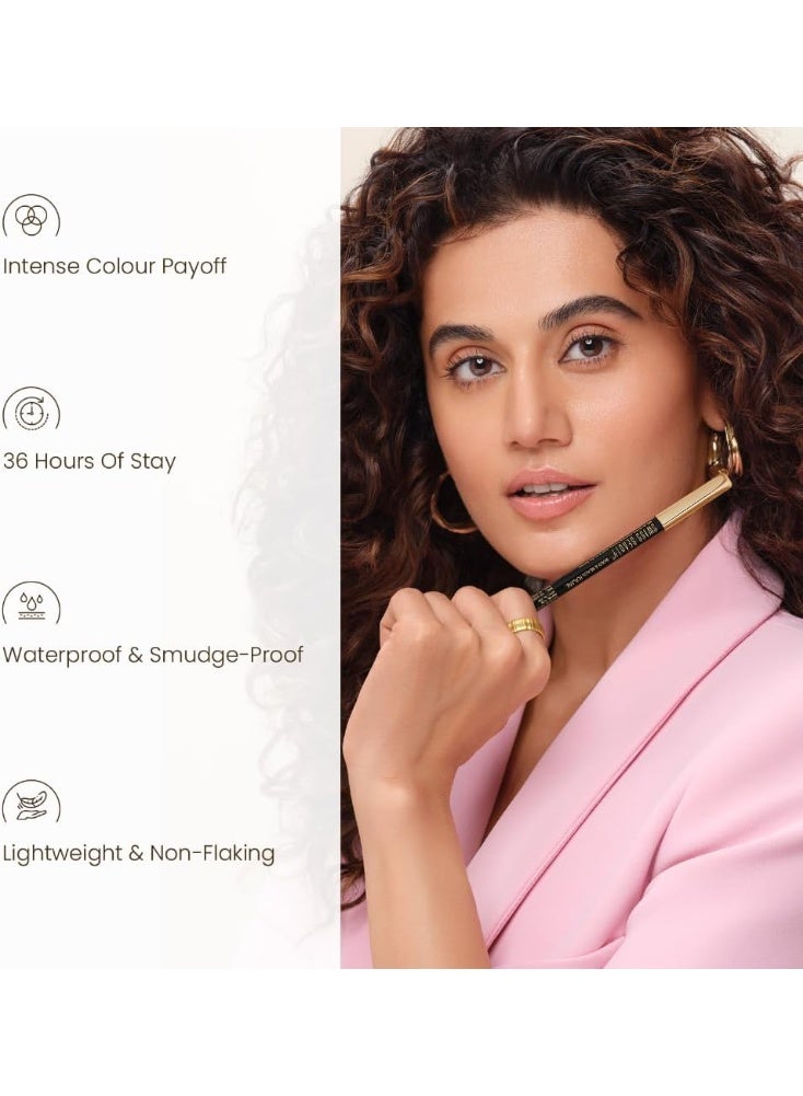 Swiss Beauty Bold & Black Kajal 24Hours Wear, Eye Makeup, Black, 1.2G - Image 3