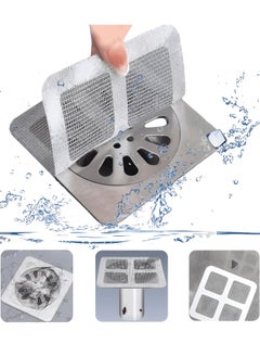 BenQuand 25 Pcs Shower Drain Cover Hair Catcher/Shower Drain Mesh Sticker/Laundry,Bathroom, Kitchen, Sink, Drain, Adhesive Window Screen Repair Tape Kit  - Image 1
