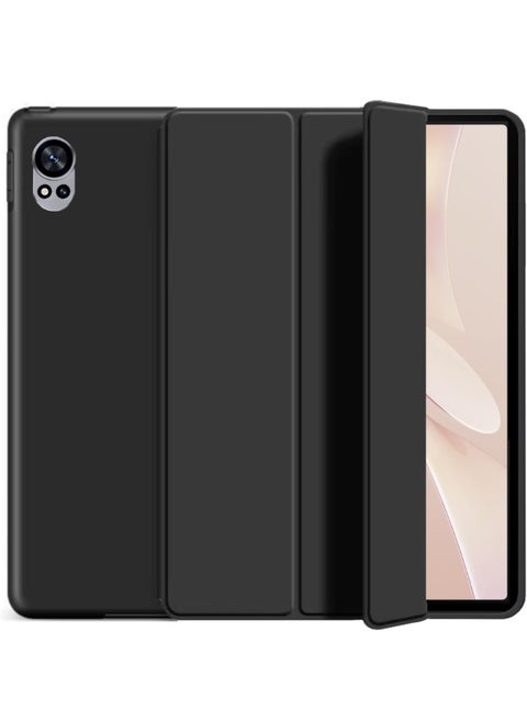 Cover Compatible with Huawei MatePad 12X 12" 2024 Case, Tri-Fold Slim Case Shockproof Honeycomb TPU Case with Durable Stand Auto Wake/Sleep Cover for Huawei MatePad 12X 12" 2024 (Black)
