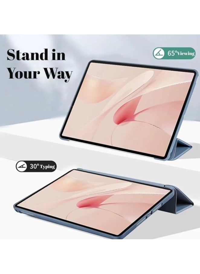 Cover Compatible with Huawei MatePad 12X 12" 2024 Case, Tri-Fold Slim Case Shockproof Honeycomb TPU Case with Durable Stand Auto Wake/Sleep Cover for Huawei MatePad 12X 12" 2024 (Black)