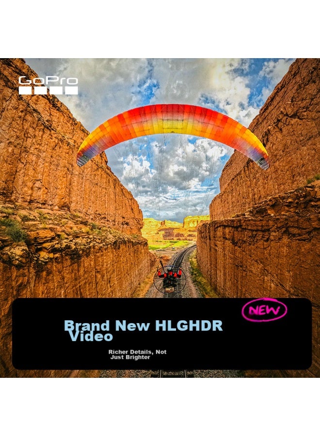 جو برو GoPro Hero13 Black، كاميرا أكشن مضادة للاهتزاز، كاميرا مقاومة للماء، كاميرا تدوين فيديو للغوص وركوب الدراجات في الهواء الطلق، مجموعة محمولة - Image 3