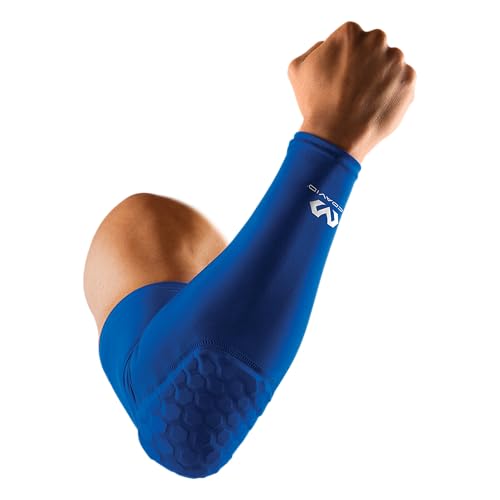 McDavid Hex Shooter Arm Sleeve PullOn Padded Protection Moisture Wicking - Image 1