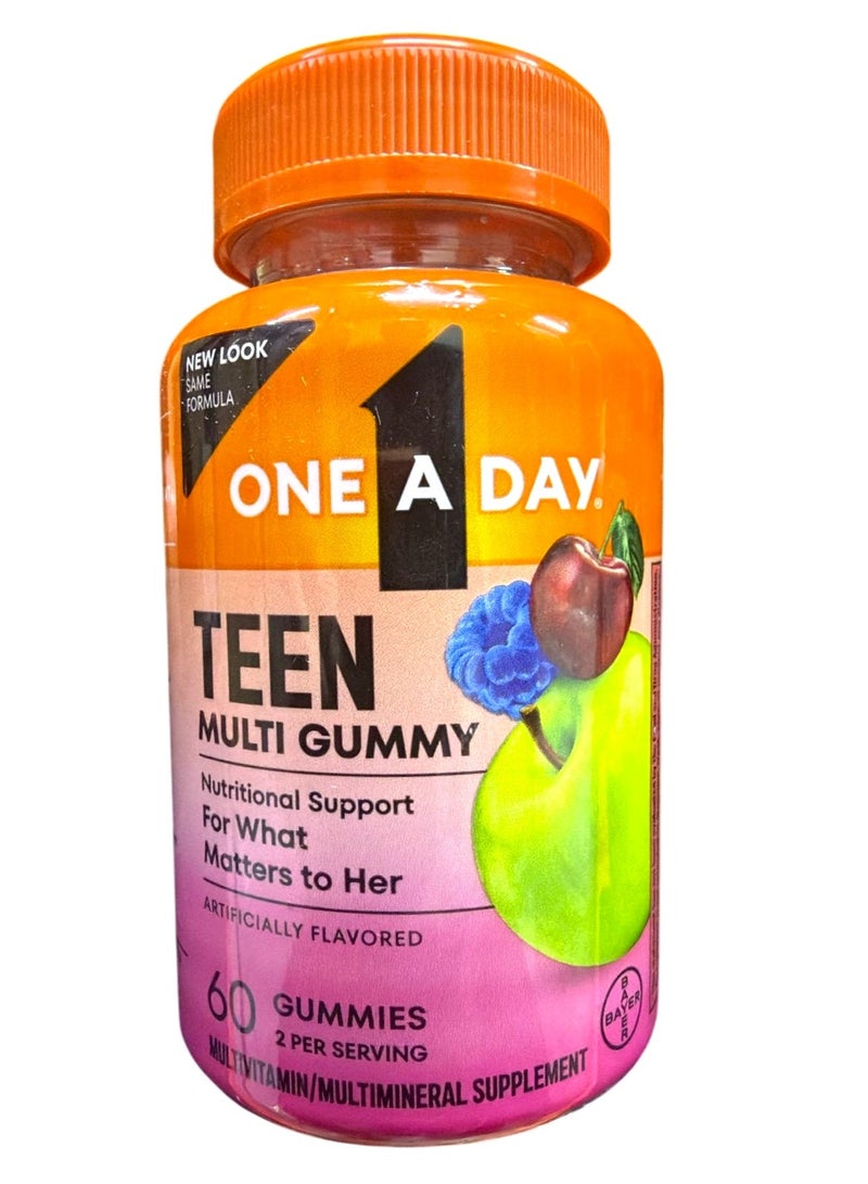 ONE A DAY فيتاكرايفز ون-أ-داي للمراهقات - 60 جيمي - Image 1