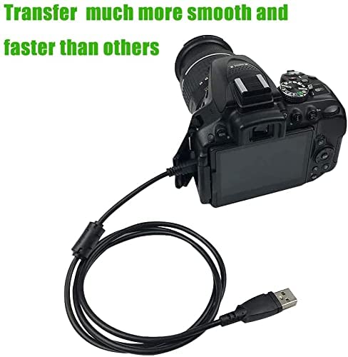 Sqrmekoko Replacement Camera Transfer Data Sync Charging Cable Cord Compatible with Sony Cybershot Cyber-Shot DSCH200 DSCH300 DSCW370 DSCW800 DSCW830 DSC-H200 DSC-H300 DSC-W370 DSC-W800 DSC-W830 Digital Camera - Image 5