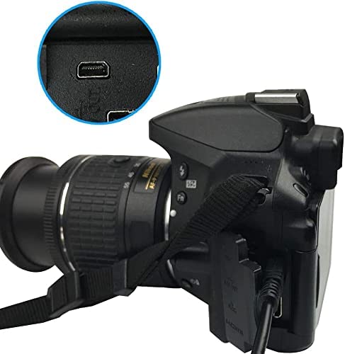Sqrmekoko Replacement Camera Transfer Data Sync Charging Cable Cord Compatible with Sony Cybershot Cyber-Shot DSCH200 DSCH300 DSCW370 DSCW800 DSCW830 DSC-H200 DSC-H300 DSC-W370 DSC-W800 DSC-W830 Digital Camera - Image 3