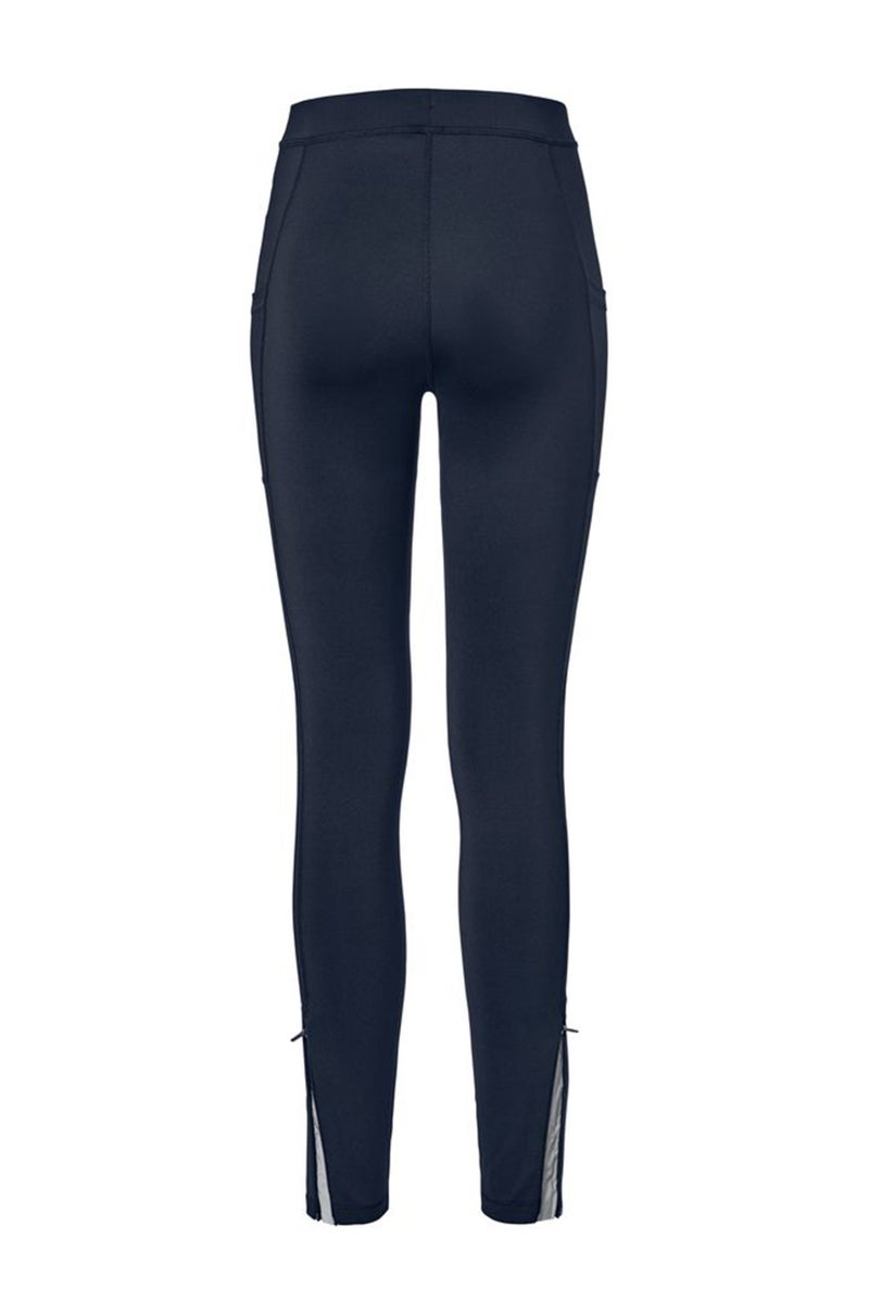 Tchibo Women Sportswear Fit Thermal Running Tights, Dark Blue - Image 3
