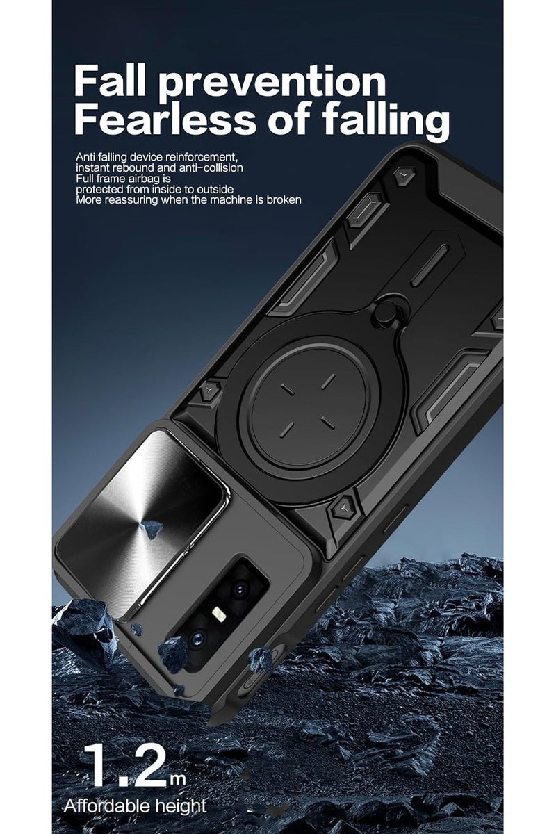 CHEROSIN Infinix GT 30 Pro Case and Tempered Glass Screen Protector with Slide Camera Cover and Magnetic Car Mount 1+1 Sets for Daily Use and Outdoor Protection - Image 4