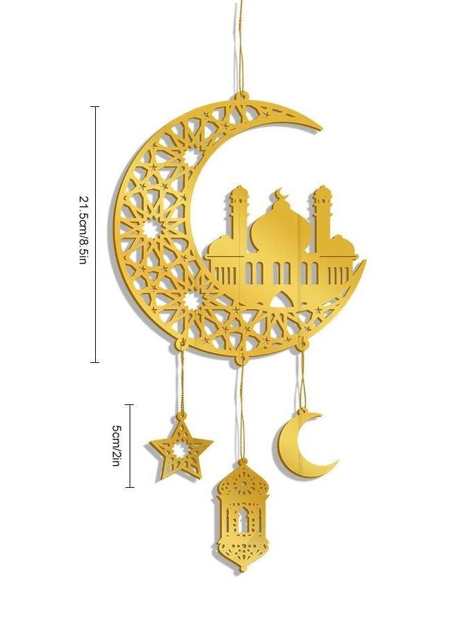 KLNAMAEAAN Ramadan Decorations – Premium Quality Acrylic with a String – Ramadan Decorations for Home – Home Decoration for Outdoor & Indoor - Image 3