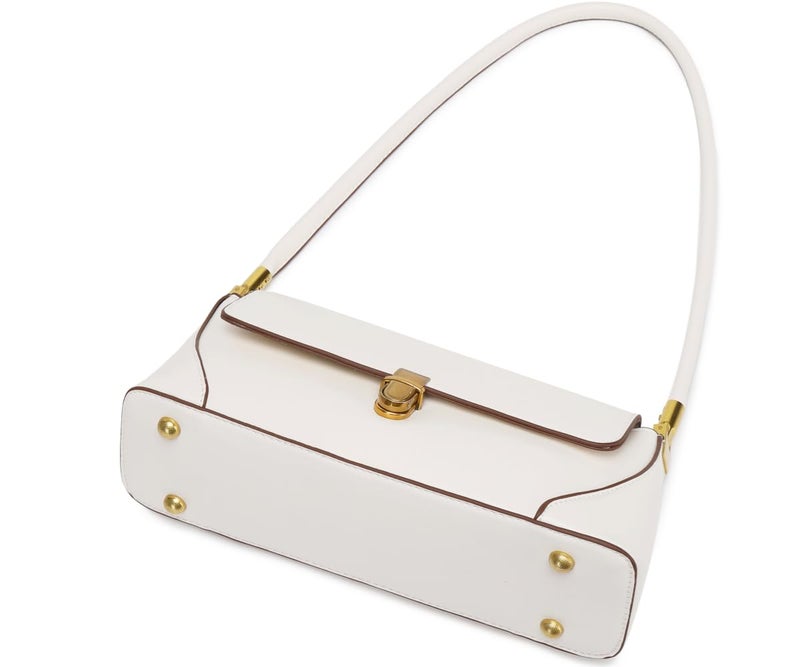 WSRYDJDL Shoulder Bags for Women Vintage Handbag Retro Classic Small Purse Cute Hobo Tote Handbag Mini Clutch Purse (White) - Image 5