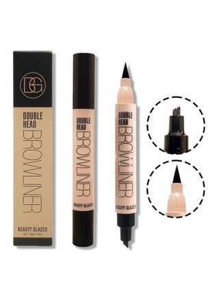 2 IN 1 Four Tiny Fork Tip Eyebrow Pen With Eyeliner, Micro-Fork Tip Applicator Eyebrow Pencil Long Lasting, Waterproof and Smudge-proof Eye Brow Makeup (3 Pack) - pzsku/Z04083627D1F6F6E4BE8EZ/45/_/1679910224/d4c2c9b9-c47d-403e-a73f-6d8d18ca6382