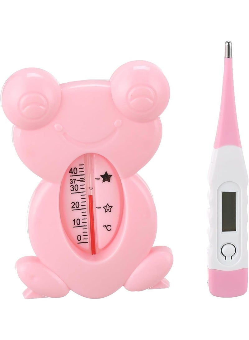 La Frutta Baby & Bath Tub Thermometer Set – Pink