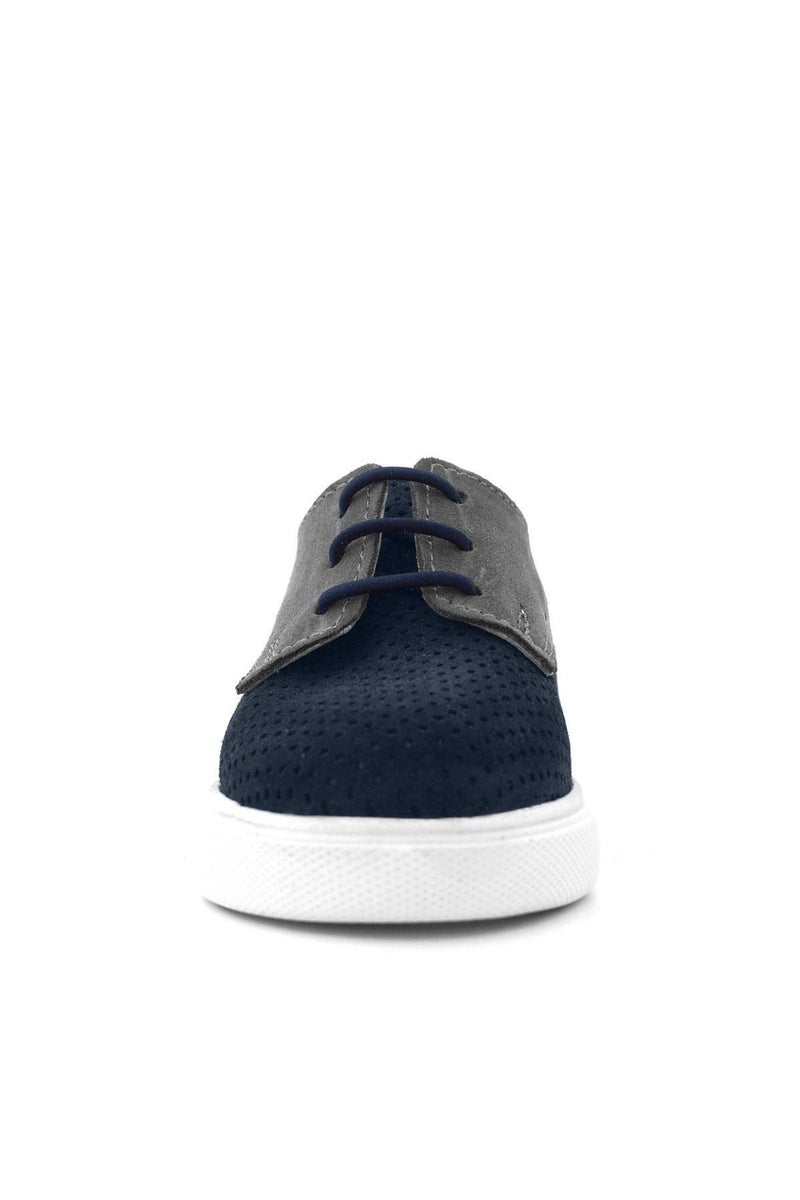 Rakerplus Raker Plus Boys' Casual Rubber Shoes in Dark Blue and Gray Genuine Leather - Image 4