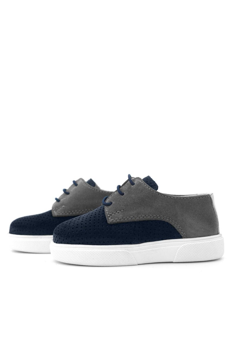 Rakerplus Raker Plus Boys' Casual Rubber Shoes in Dark Blue and Gray Genuine Leather - Image 5