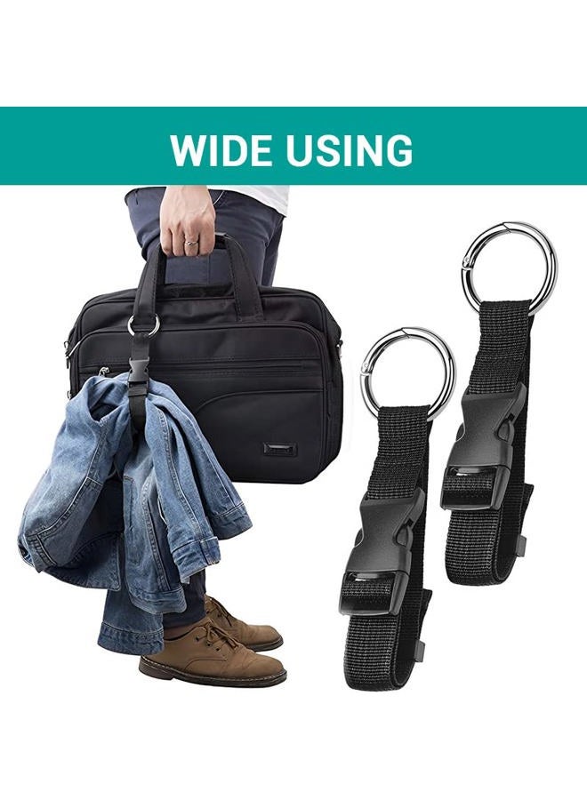 Yopolaz 2 Pack Add a Bag Strap - Adjustable Suitcase Belt - Carry Your Extra Bags - Travel Attachment Travel Accessories for Connecting Your Luggage Jacket (Black) - Image 5