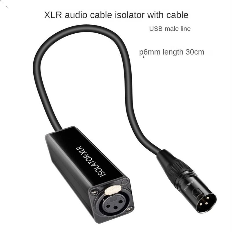 XLR Ground Loop Noise Isolator Audio Cable - Image 4