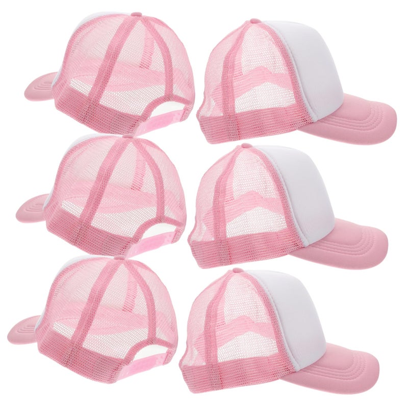 Pink Mesh Trucker Baseball Cap For Men Sublimated Sport Outdoor Hat - Image 2