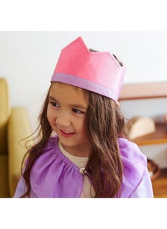 Sarah's Silks Blossom 100% Silk Crown With Elastic Headband To Dress Up As A Prince Princess Queen Or King ; Montessori Toy For Children Perfect For Imaginative Play  - Image 3