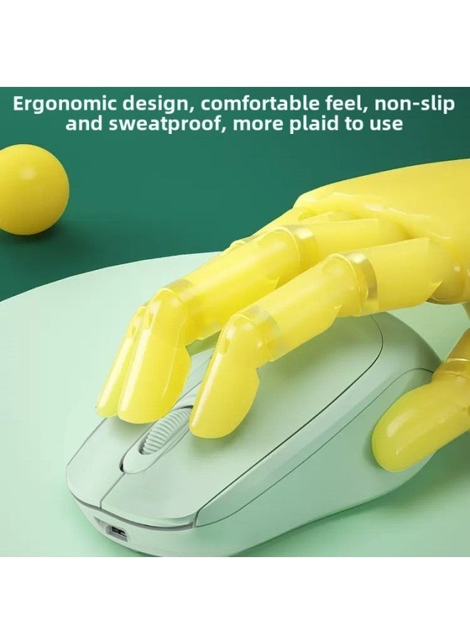 YUSHEDA Wireless Mouse For Girls Office Quiet Silent Charging For Asus HP Lenovo Dell Computer-Specifications: Upgraded Dual-mode Mouse + Bluetooth Keyboard★Silent Charging★Free Charging Cable - Image 3