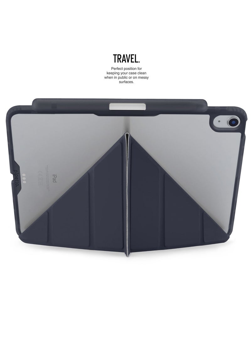 Pipetto Origami No3 Pencil Case for Apple iPad AIR 13 inch Case (2024) M2 Smart Cover with 5 in 1 Stand - Dark Blue - Image 5