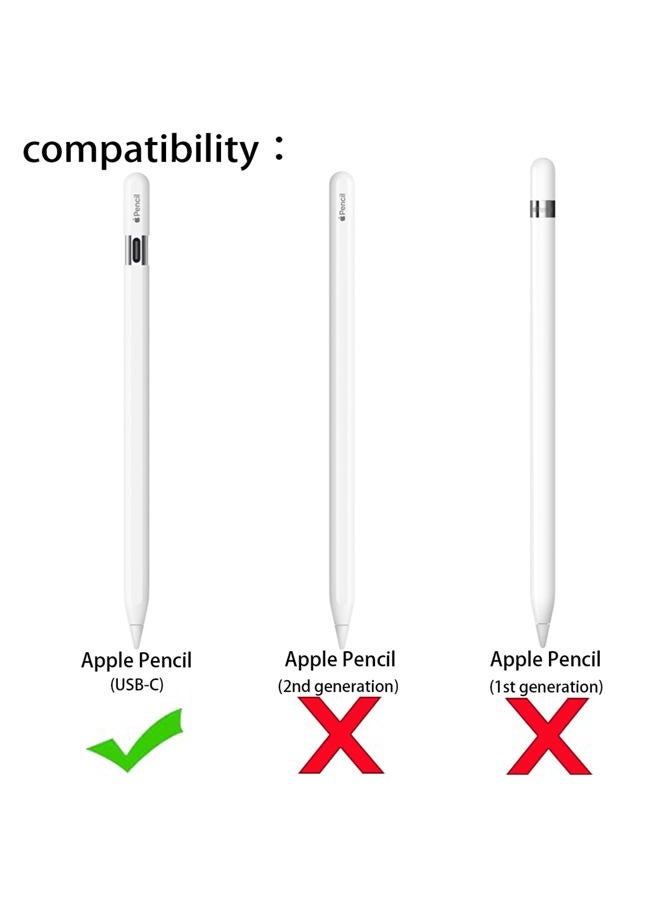AKSHFETH Silicone Cover Sleeve for Apple Pencil USB-C: Protective Case with Secure Grip & Precise Cutouts for Drawing or Note-Taking - Image 2