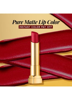 Pure Matte Lipstick | 9 Hours Stay | Waterproof & Highly Pigmented | One Swipe Application - Wine Time, 3.3Gm - pzsku/Z0408FD544DDE732B9F55Z/45/_/1733729749/5e74665a-1250-4565-8302-c4487bc303be