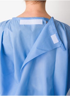 King Mariot Surgical Gown with Cuff | Non-Woven Hydrophobic SMS Material | Elastic Cuffs | Includes 2 Hand Towels  - Image 3