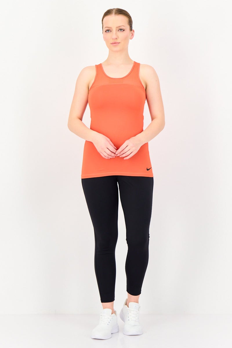 Nike Women Sportswear Fit Training Tank Top, Orange - Image 2