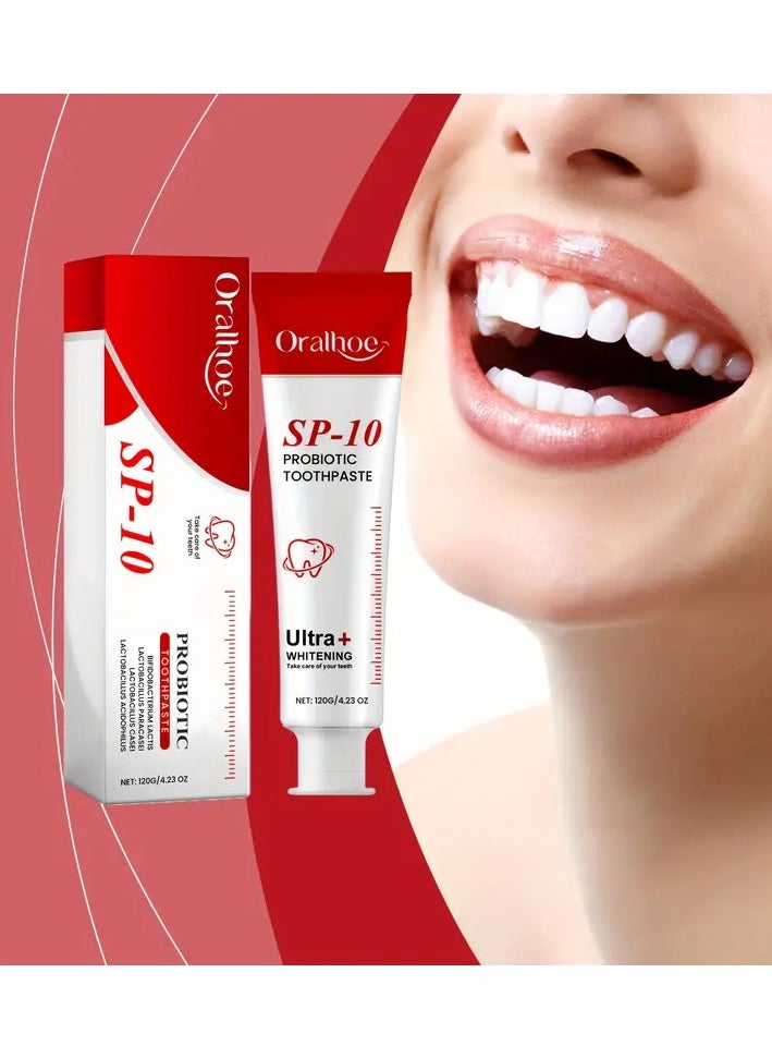 ORALHOE - Sp-10 Toothpaste Sp-10 Natural Tooth Whitener Sp-10 Brightening Toothpaste Fresh Breath Toothpaste Improve Yellow Tooth Stain Family Pack Unisex - Image 1