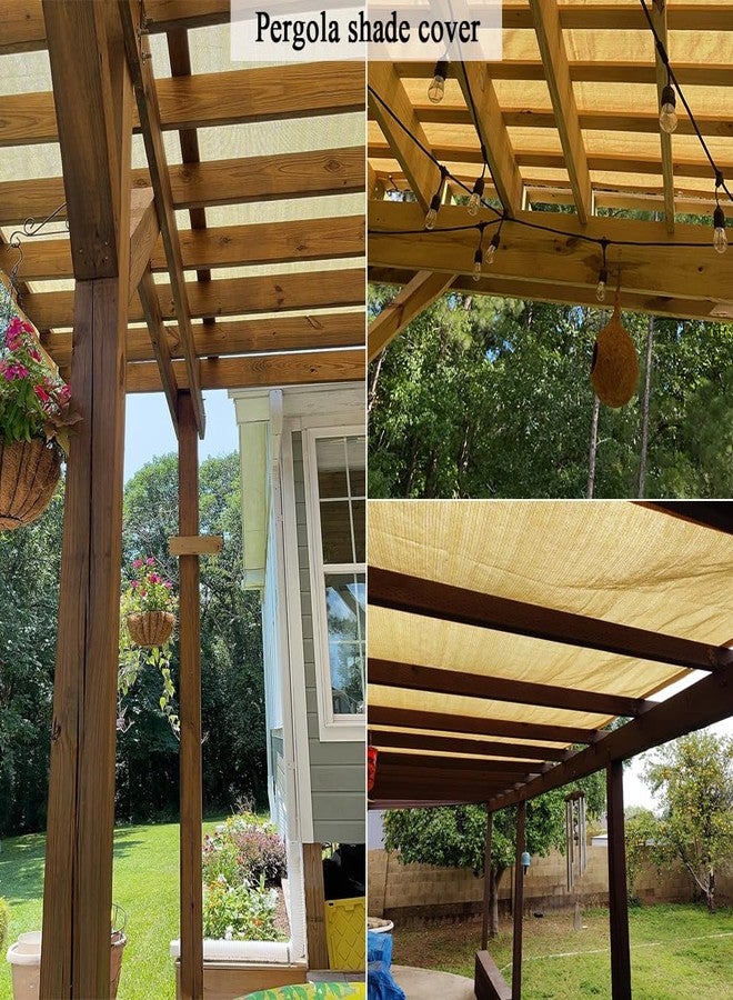 Vocray 90% Shade Cloth for Patio, 8X15 FT Pergola Shade Cover, Breathable Sun Shade Fabric for Beach, Deck, Porch, Gazebo, Carport, Outdoor Sunshade Screen for Garden, Balcony, Pool. - Image 5
