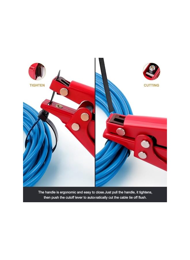 promass Cable Tie Tool with Zip Tie Tool and Tensioning and Cutting Tool for Plastic Nylon Cable Tie or Fasteners up to 0.37 Inches - Image 5