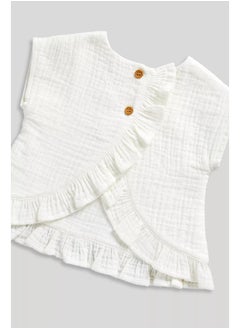 mothercare Frill Top, Shorts and Socks Set  - Image 3